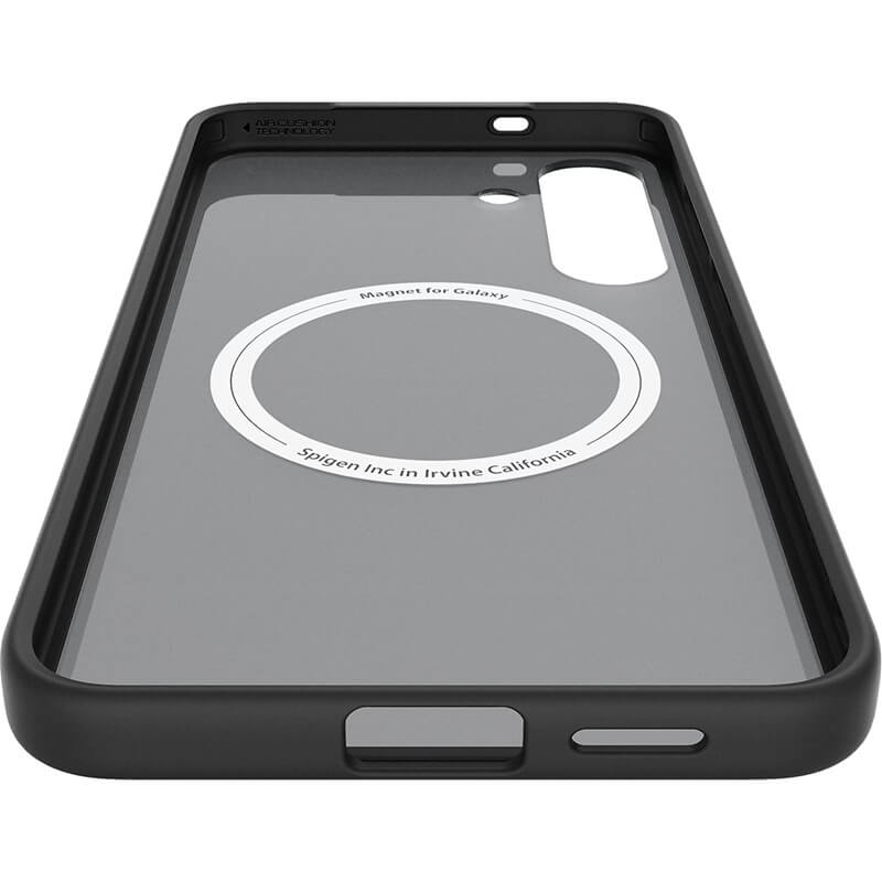 Magsafe Калъф за Samsung S25, Spigen Capella Magnet Case, Черен (6)