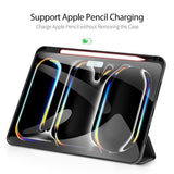 Калъф с Pen Поставка за iPad Pro 11 2025-2024, Dux Ducis Domo Case, Черен (3)