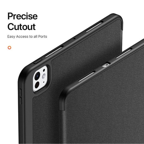 Калъф с Pen Поставка за iPad Pro 11 2025-2024, Dux Ducis Domo Case, Черен (7)