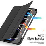 Калъф с Pen Поставка за iPad Pro 11 2025-2024, Dux Ducis Domo Case, Черен (9)