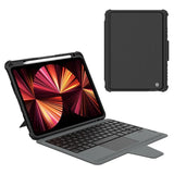 Калъф с Клавиатура за iPad Air 11" 2026-2020, Nillkin Bumper Keyboard Case, Черен