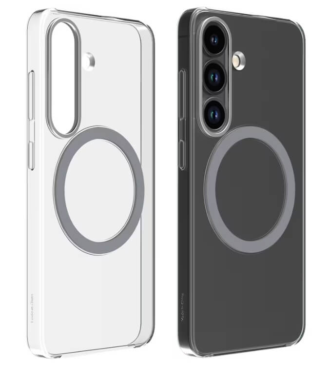 Magsafe Оригинален Калъф за Samsung S25 Clear Magnet Case GP-FPS931SAATW, Прозрачен (2)