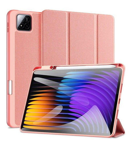 Калъф с Pen Поставка за Xiaomi Pad 8 Pro/ 8/ 7 Pro/ 7 11.2", Dux Ducis Domo Case, Розов