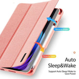 Калъф с Pen Поставка за Xiaomi Pad 8 Pro/ 8/ 7 Pro/ 7 11.2", Dux Ducis Domo Case, Розов (6)