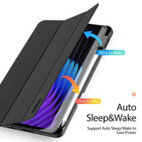 Калъф с Pen Поставка за Xiaomi Pad 8 Pro/ 8/ 7 Pro/ 7 11.2", Dux Ducis Domo Case, Черен (6)