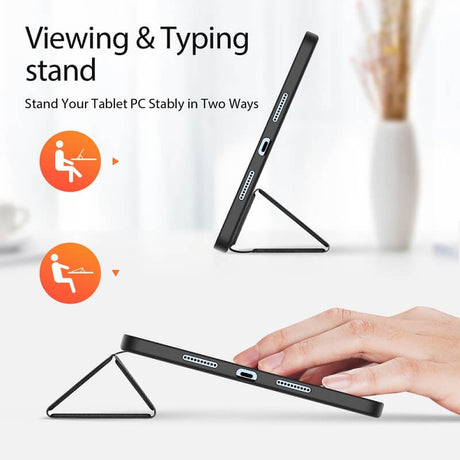 Калъф с Pen Поставка за Xiaomi Pad 8 Pro/ 8/ 7 Pro/ 7 11.2", Dux Ducis Domo Case, Черен (3)