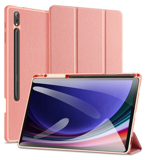 Калъф с Pen Поставка за Samsung Tab S10 Plus/ S9 Plus 12.4", Dux Ducis Domo Case, Розов