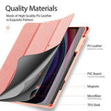 Калъф с Pen Поставка за Samsung Tab S10 Plus/ S9 Plus 12.4", Dux Ducis Domo Case, Розов (4)