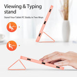 Калъф с Pen Поставка за Samsung Tab S10 Plus/ S9 Plus 12.4", Dux Ducis Domo Case, Розов (3)