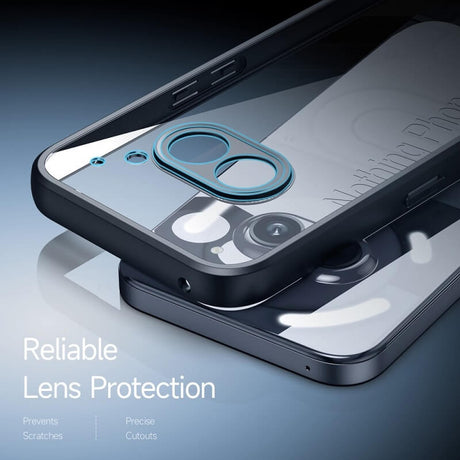 Елегантен Калъф за Nothing Phone 2A/ Plus, Dux Ducis Aimo Case, Черен (7)