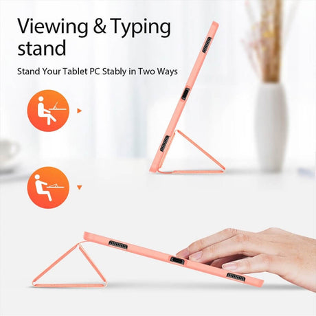 Калъф с Pen Поставка за Samsung Tab S10/S9 Ultra 14.6", Dux Ducis Domo Case, Розов (3)