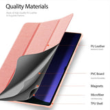 Калъф с Pen Поставка за Samsung Tab S10/S9 Ultra 14.6", Dux Ducis Domo Case, Розов (5)