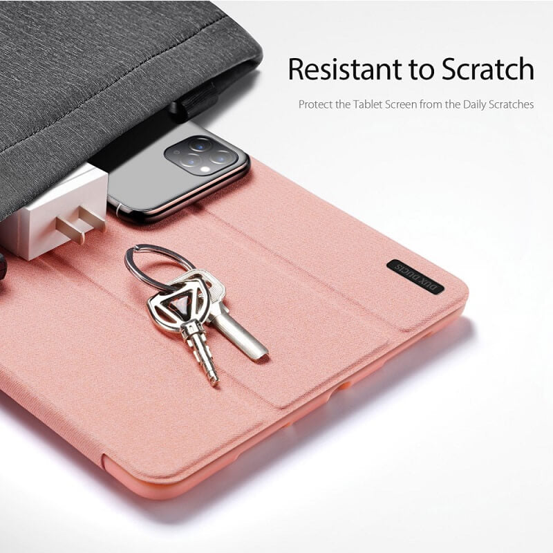Калъф с Pen Поставка за Samsung Tab S10/S9 Ultra 14.6", Dux Ducis Domo Case, Розов (4)