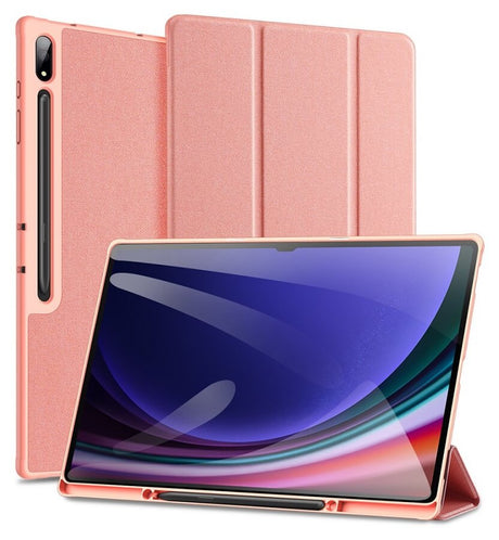 Калъф с Pen Поставка за Samsung Tab S10/S9 Ultra 14.6", Dux Ducis Domo Case, Розов