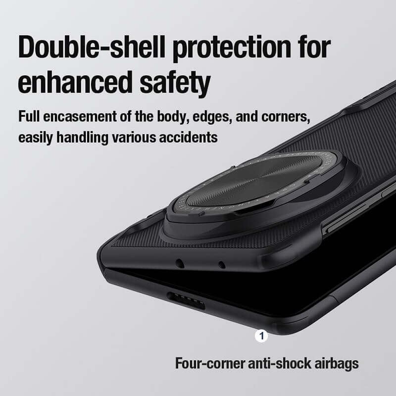 Калъф с Предпазител за Huawei Mate X6, Nillkin Super Frosted Shield Prop Case, Черен (6)