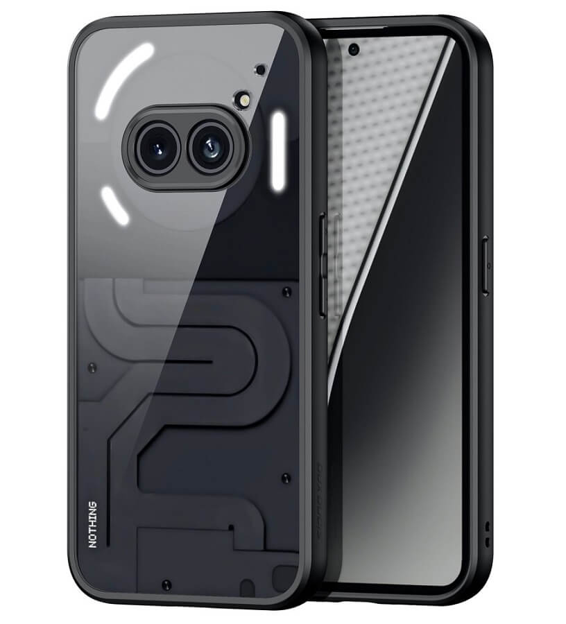Елегантен Калъф за Nothing Phone 2A/ Plus, Dux Ducis Aimo Case, Черен