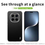 Силиконов Калъф за Honor Magic 7 Pro, Slim Transperant Case, Прозрачен (3)