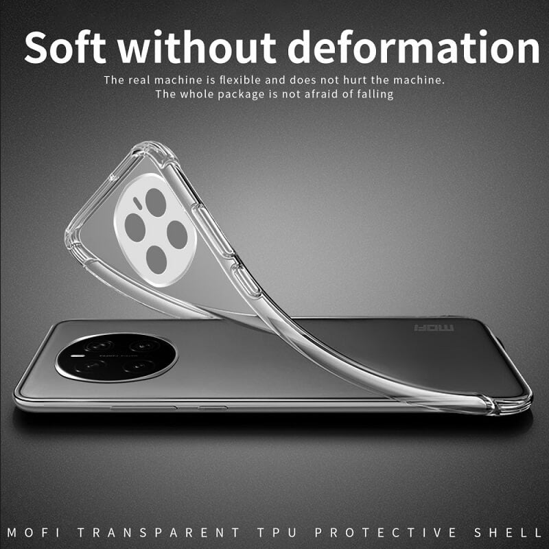 Силиконов Калъф за Honor Magic 7, Slim Transperant Case, Прозрачен (4)
