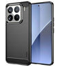 Противоударен Калъф за Xiaomi 15 Pro, Premium Carbon Case, Черен