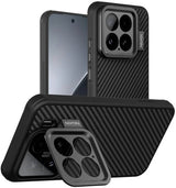 Magsafe Калъф за Xiaomi 15, Nillkin Aramid Fiber CarboProp Kickstand Case, Черен