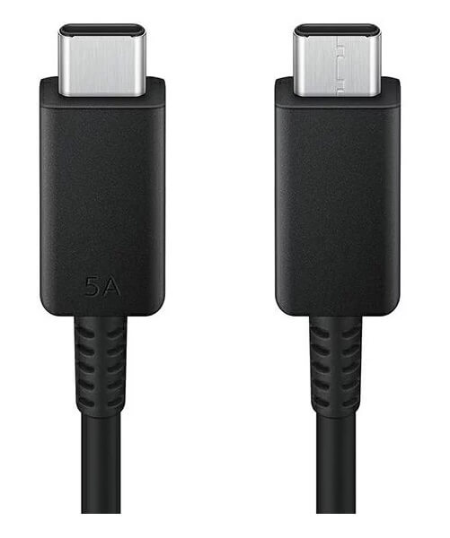Оригинален USB-C към USB-C Кабел Samsung 1.8m 5A EP-DX510JBE, Черен (Bulk) (3)