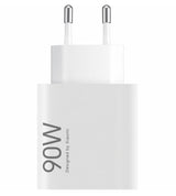 Оригинално Зарядно с Кабел, Xiaomi 90W USB-A HyperCharge Combo MDY-15-EK, Бял (Bulk) (2)