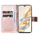 Кожен Калъф за Honor Magic 7 Lite, Forcell Mezzo Book Case, Златист (4)