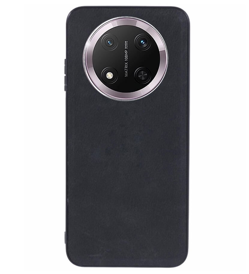 Кожен Калъф за Honor Magic 7 Lite, Retro Leather Case, Черен