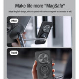 Magsafe Калъф за Honor Magic 7 Pro, Nillkin CamShield Prop Case, Черен (8)