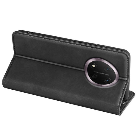 Кожен Калъф с Джобове за Honor Magic 7 Lite, Wallet Book Case, Черен (5)