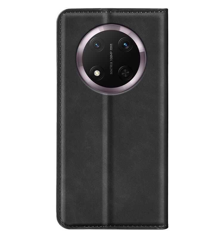 Кожен Калъф с Джобове за Honor Magic 7 Lite, Wallet Book Case, Черен (2)