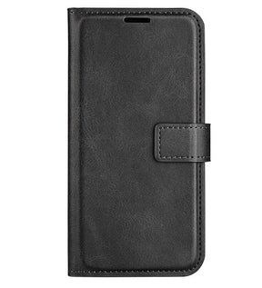 Кожен Калъф с Джобове за Honor Magic 7, Wallet Book Case, Черен