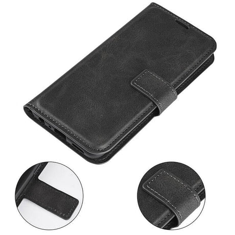 Кожен Калъф с Джобове за Honor Magic 7, Wallet Book Case, Черен (8)