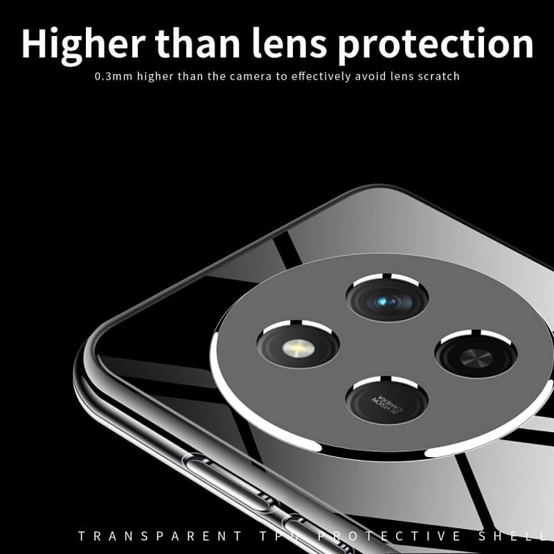 Силиконов Калъф за Honor Magic 7 Lite, Slim Transperant Case, Прозрачен (5)