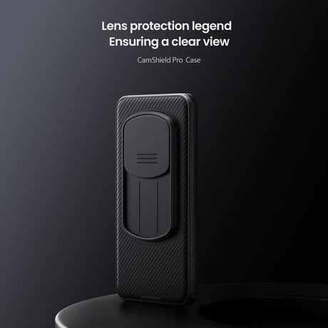 Калъф с Плъзгач за Камера за Honor Magic 7 Pro, Nillkin CamShield Pro Case, Черен (4)