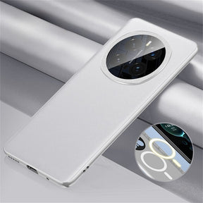 Magsafe Кожен Калъф за Honor Magic 7 Pro, Leather Case, Сив