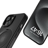 Magsafe Калъф за iPhone 17e/ 16e, Tech-Protect Magring Case, Черен (4)