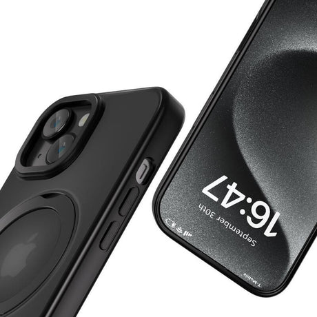 Magsafe Калъф за iPhone 17e/ 16e, Tech-Protect Magring Case, Черен (4)
