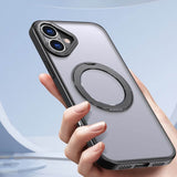 Magsafe Калъф за iPhone 17e/ 16e, Tech-Protect Magring Case, Черен (2)