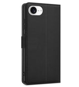 Кожен Калъф с Джобове за iPhone 17e/ 16e, Tech-Protect Wallet Book Case, Черен (2)