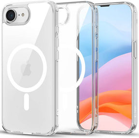 Magsafe Калъф за iPhone 17e/ 16e, Tech-Protect Hybrid FlexAir Clear Case, Прозрачен
