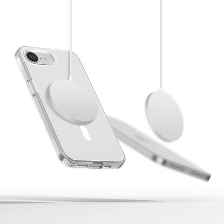 Magsafe Калъф за iPhone 17e/ 16e, Tech-Protect Hybrid FlexAir Clear Case, Прозрачен (2)
