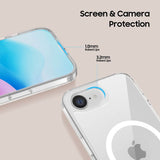 Magsafe Калъф за iPhone 17e/ 16e, Tech-Protect Hybrid FlexAir Clear Case, Прозрачен (4)