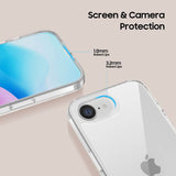 Калъф за iPhone 17e/ 16e, Tech-Protect FlexAir Hybrid Clear Case, Прозрачен (3)