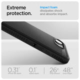 Magsafe Противоударен Калъф за iPhone 17e/ 16e, Spigen Rugged Armor Magsafe Case, Черен (9)
