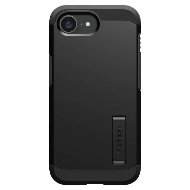 Magsafe Противоударен Калъф за iPhone 17e/ 16e, Spigen Tough Armor Case, Черен (4)
