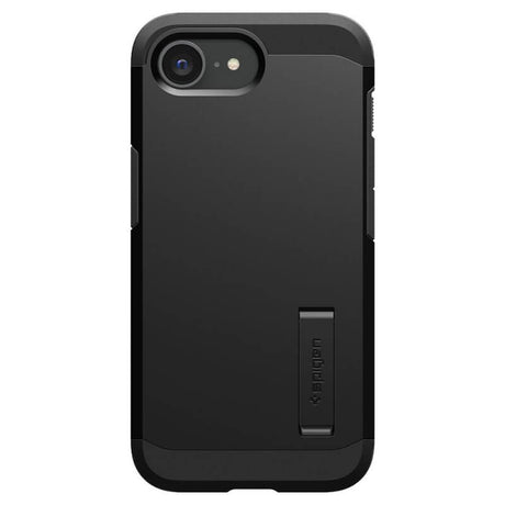 Magsafe Противоударен Калъф за iPhone 17e/ 16e, Spigen Tough Armor Case, Черен (4)