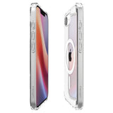 Magsafe Противоударен Калъф за iPhone 17e/ 16e, Spigen Ultra Hybrid Case, Бял (3)