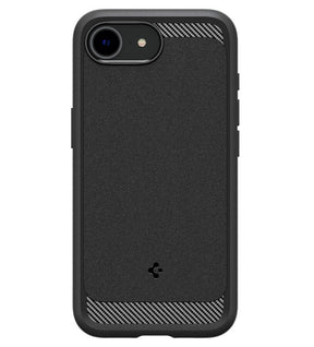 Magsafe Противоударен Калъф за iPhone 17e/ 16e, Spigen Rugged Armor Magsafe Case, Черен
