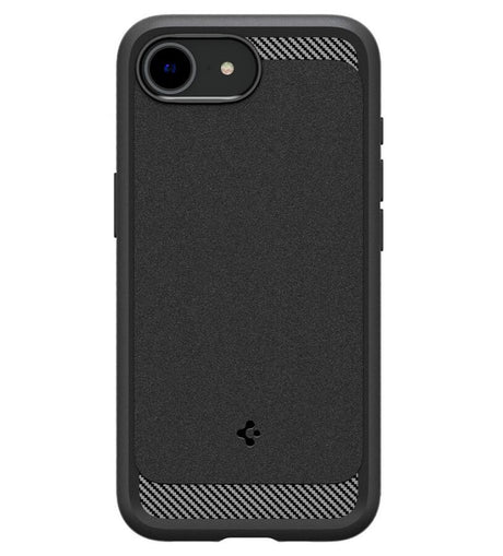 Magsafe Противоударен Калъф за iPhone 17e/ 16e, Spigen Rugged Armor Magsafe Case, Черен